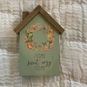 NWT Home Sweet Cozy Home plaque